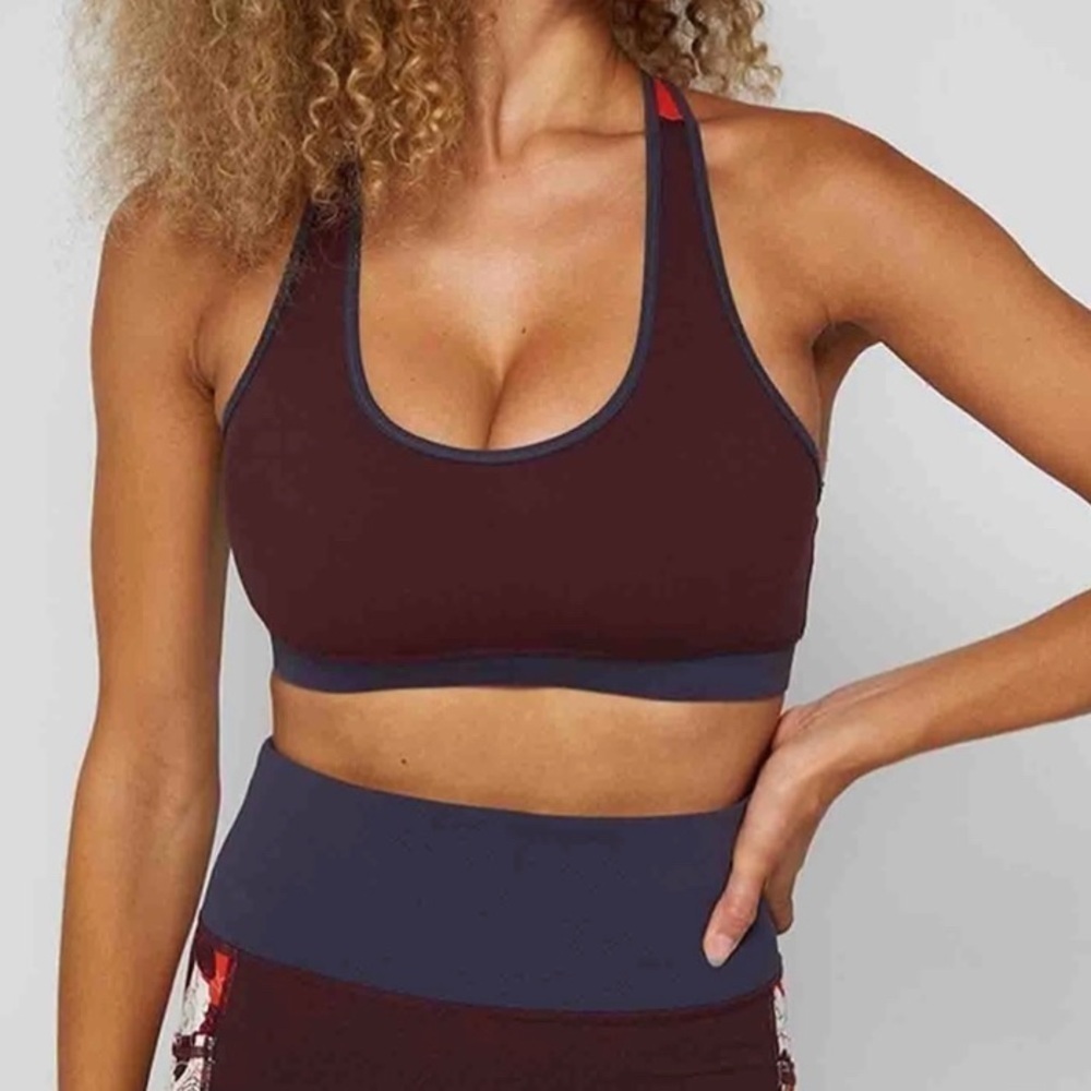 Fourlaps Infinity Sports Bra Fudge Smoke Size L